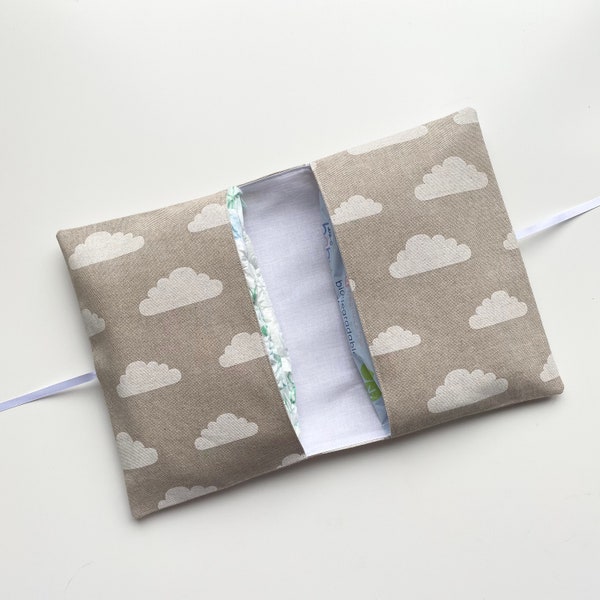 Handmade, Cloud Nappy & Wipes Holder, Wallet, Diaper Bag, Nappy Case, New baby, New mum gift, UK