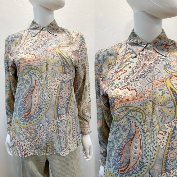 Vintage 90's Deadstock Liz Claiborne Colorful Pas… - image 2