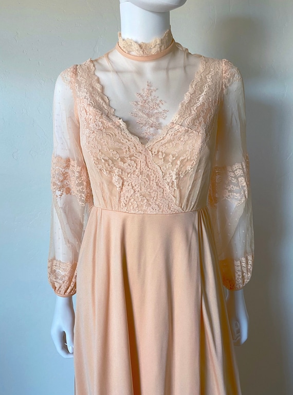 Vintage 70's ILGWU Union Made USA Victorian Style Maxi Vintage 70's ILGWU Union Made USA Victorian Style Maxi