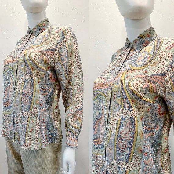 Vintage 90's Deadstock Liz Claiborne Colorful Pas… - image 4