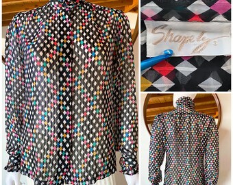 Clown Ruffle Blouse - Etsy