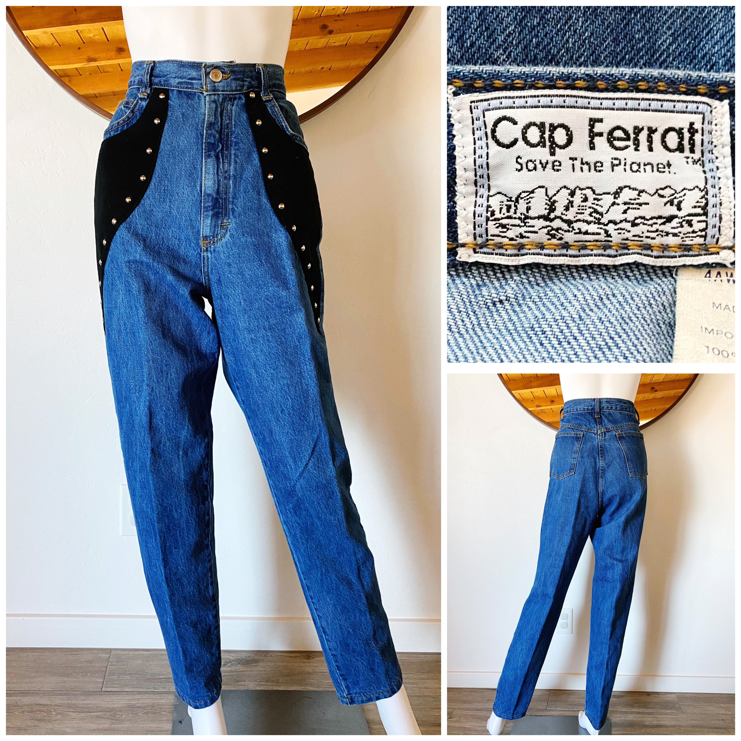 Vintage 80's Cap Ferrat Ultra High Waisted Western Cowgirl Vintage 80's Cap Ferrat Ultra High Waisted Western Cowgirl
