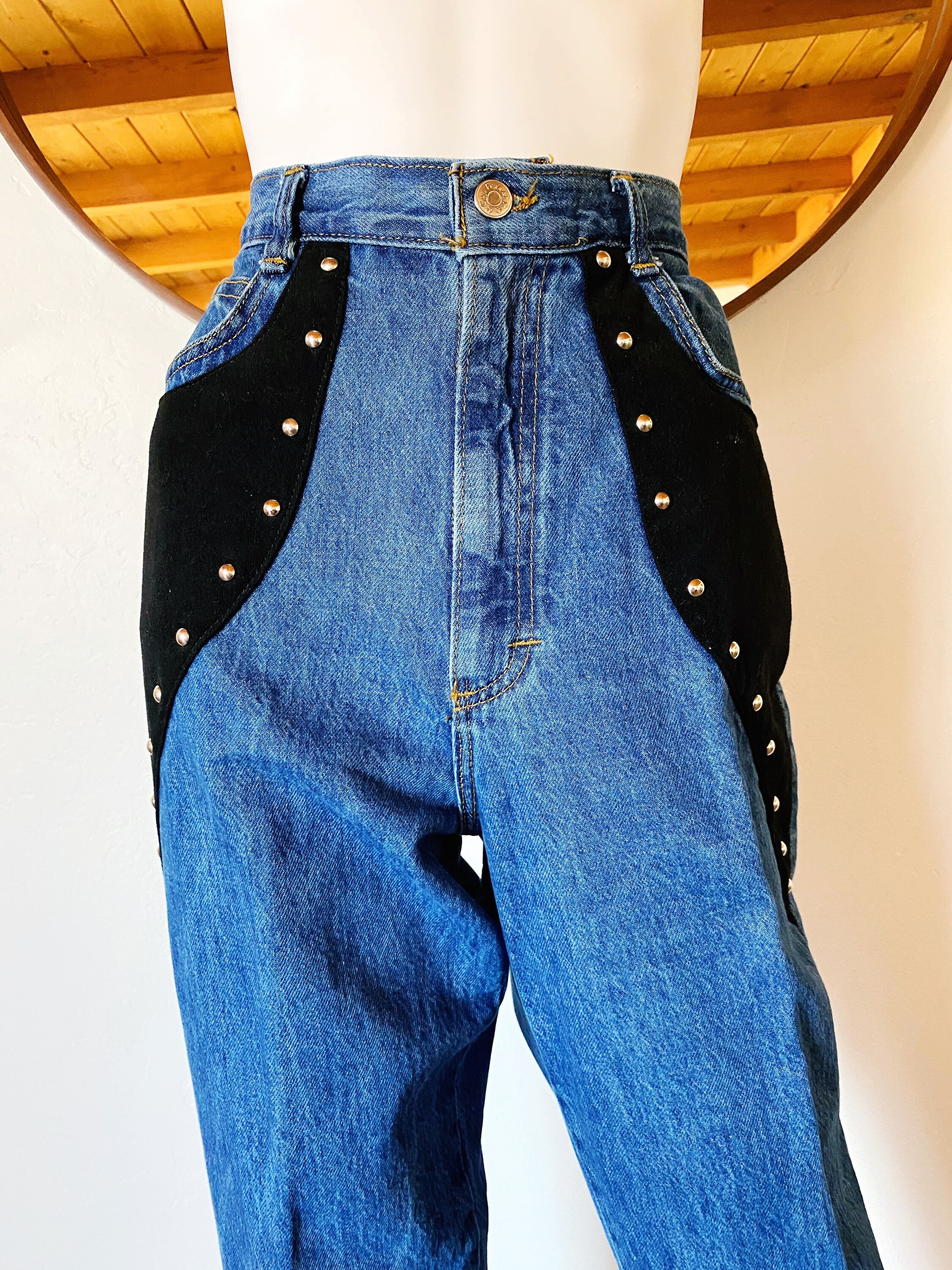 Vintage 80's Cap Ferrat Ultra High Waisted Western Cowgirl Vintage 80's Cap Ferrat Ultra High Waisted Western Cowgirl