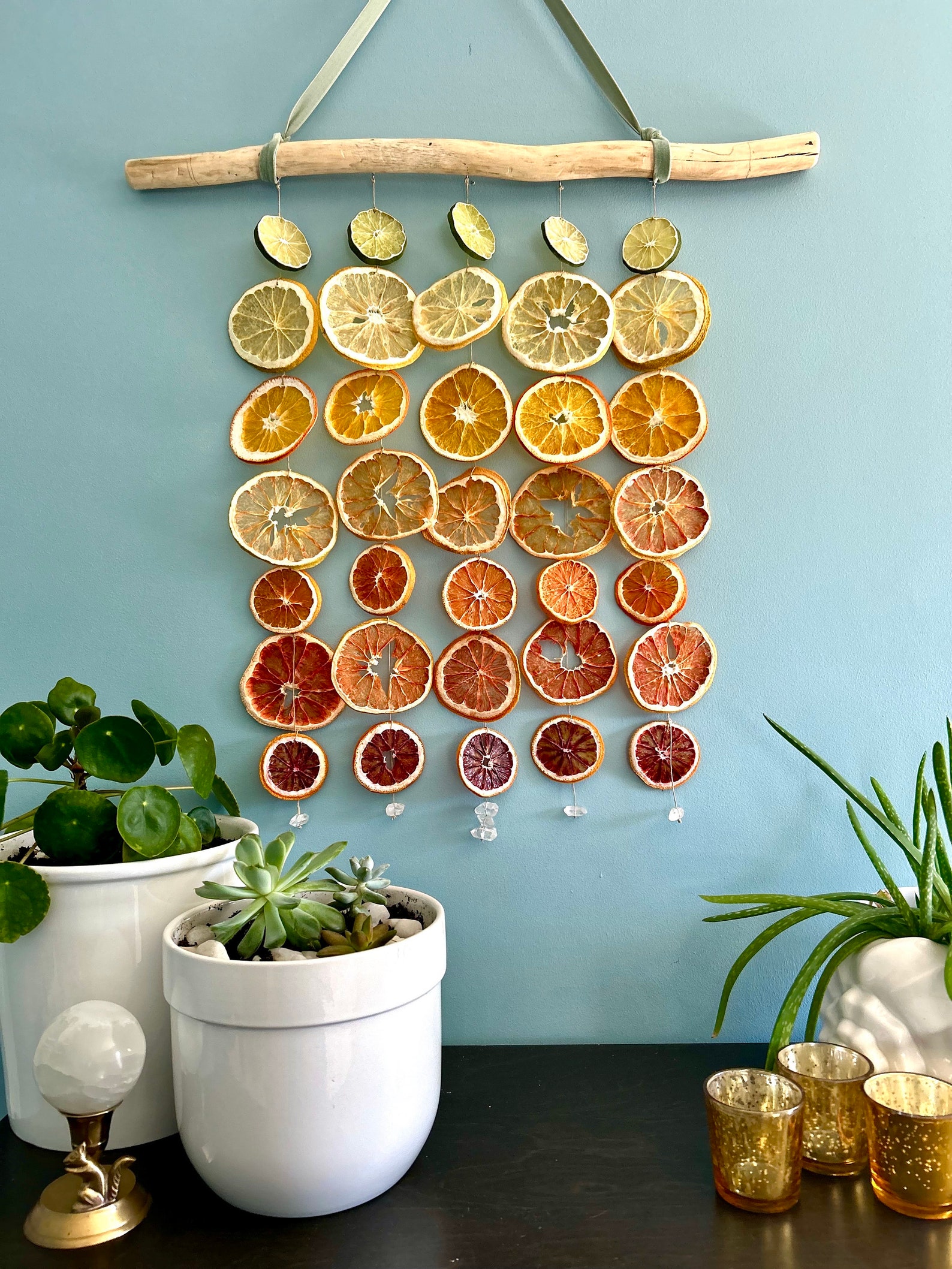 Sunrise Citrus Wall Hanging - Etsy