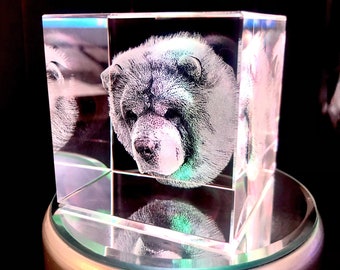 Medium Cube 3D Photo Crystal