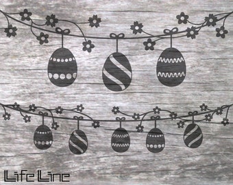 Download Easter Garland Svg Etsy
