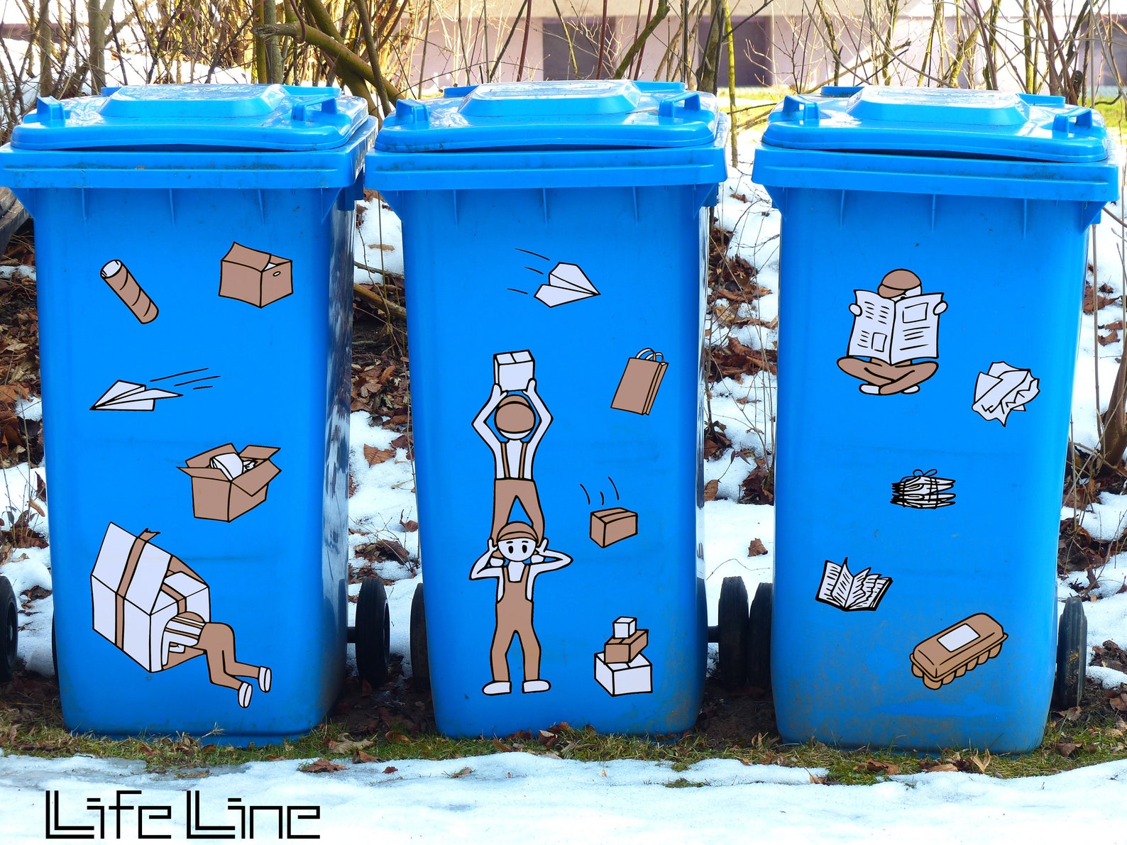 Plotterdatei Müllmännchen ALTPAPIER svg dxf | Etsy