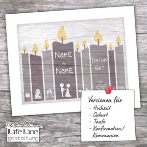 Fichier traceur CANDLE GREETINGS svg + dxf
