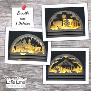 Lasercut files bundle SCHWIBARCH svg
