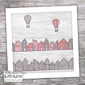 Cutting File HOUSES svg + dxf