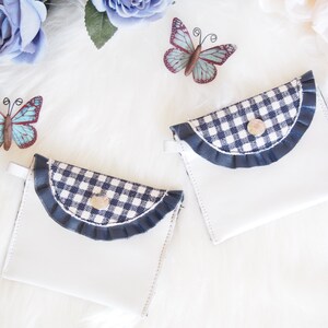 Tulip White  Coin Purses