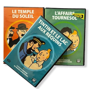 Set of 3 Adventures of Tintin DVD