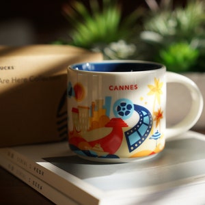 Starbucks YAH Series Cannes Ceramic Mug, 14 Oz, Brand new with Box