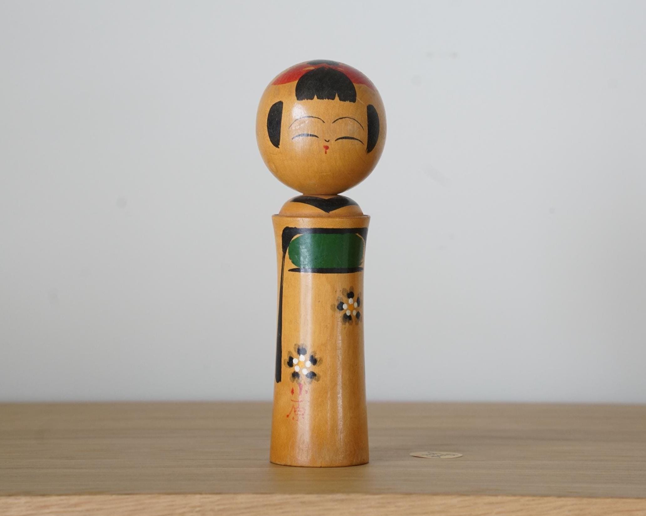 Vintage Sosaku Kokeshi by Kiyohara Takao 清原たかを (1916