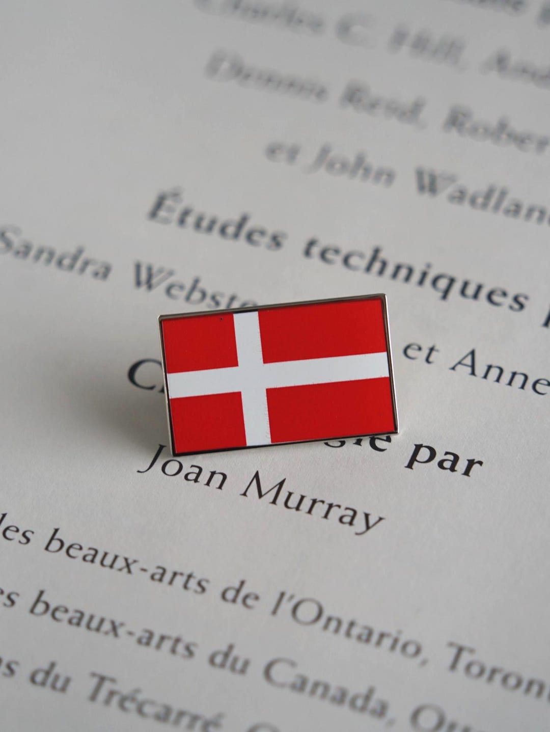 Danish Flag Pin Denmark Pin - Etsy