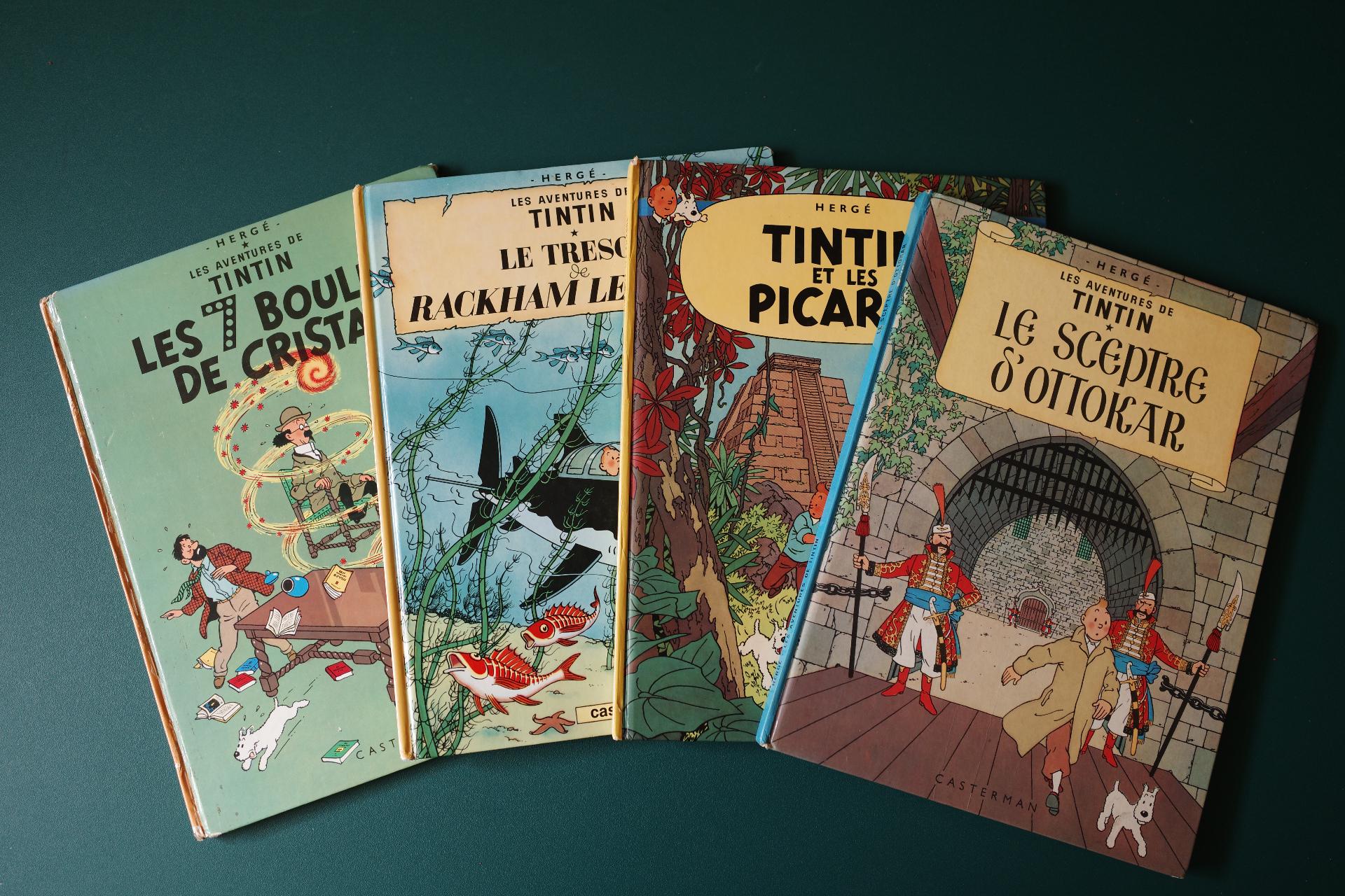 Tintin Books Complete Set - Etsy
