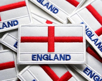 Country Flag England embroidered patch | Iron On | Military Airsoft Country Flag England embroidered patch | Iron On | Military Airsoft