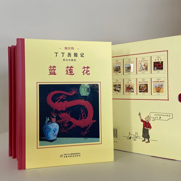 Die Abenteuer von Tim und Struppi, Hardcover Comic in Chinesisch, Hergé- kaufen einzeln