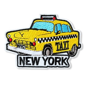 New York Embroidered Patch Sew On / Iron On - 3.5&quot; x 2.5&quot;