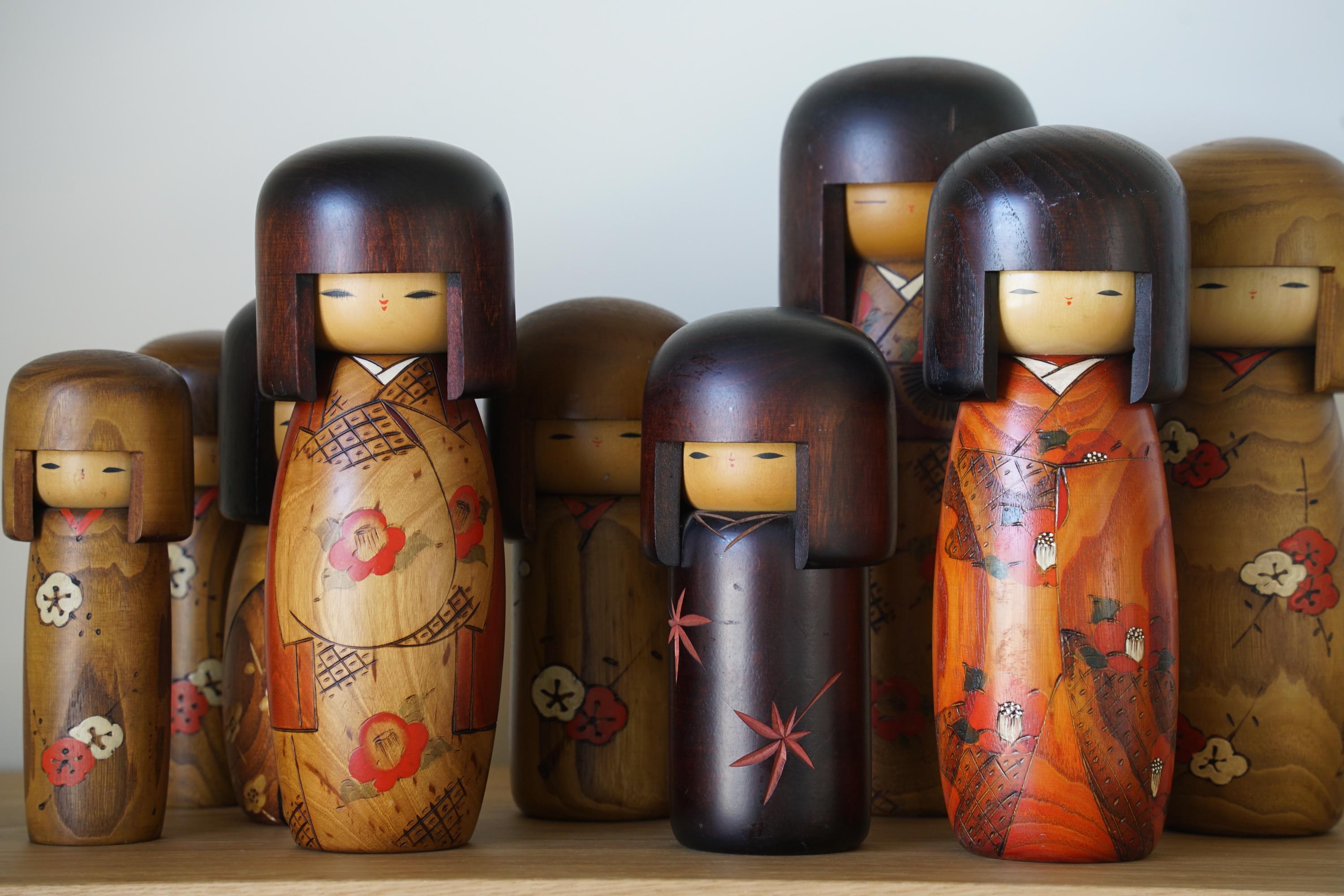 Okamoto Usaburo 岡本卯三郎 25cm Set of 3 Usaburo Okamoto - Etsy Canada