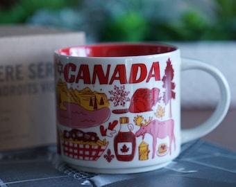 Starbucks Been There Series Canada Ceramic Mug, 14 Oz, Brand new with Box