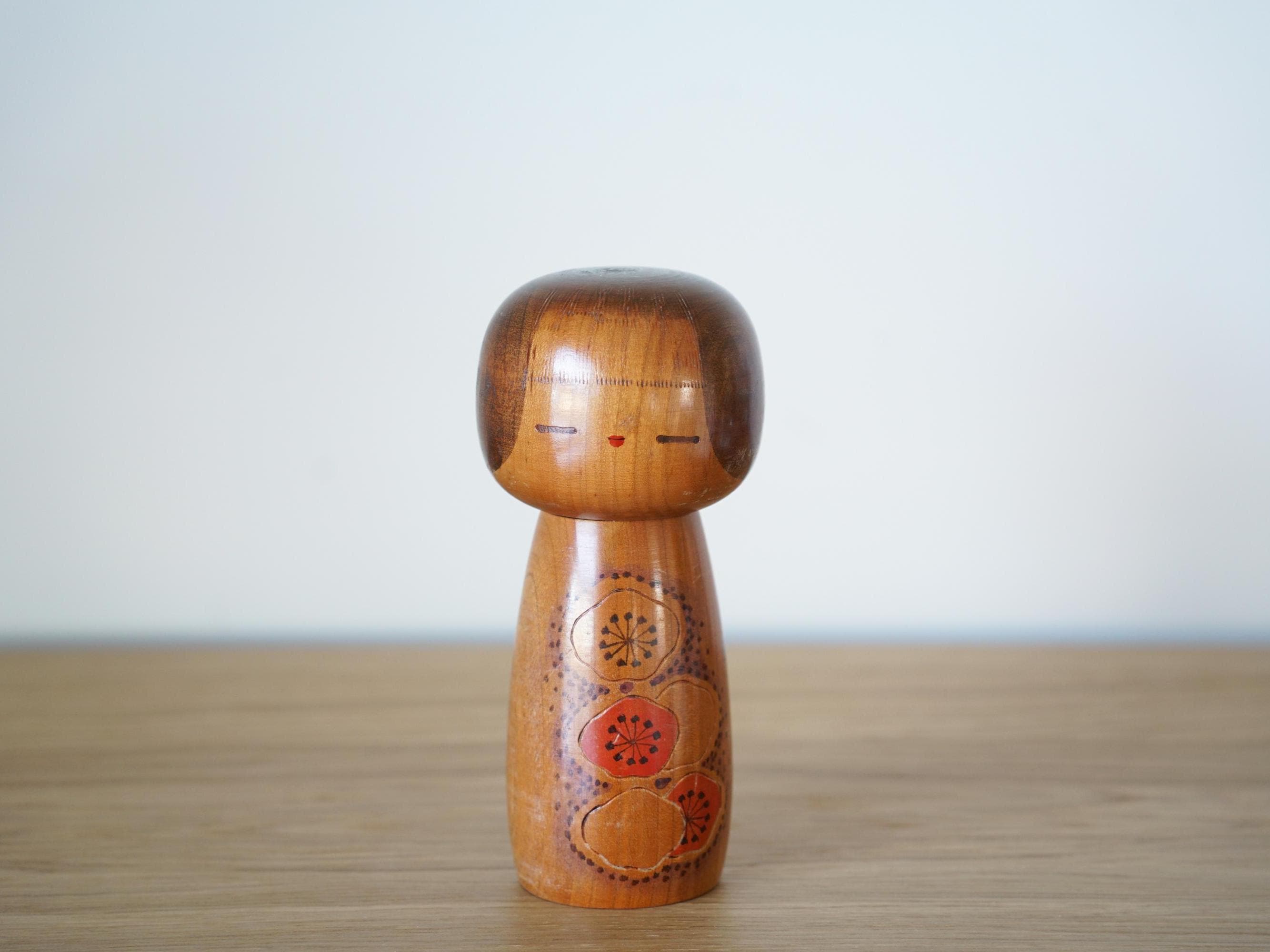 RARE Creative Kokeshi Doll by Kato Masami 加藤正美 (1925-2012