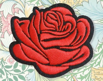Patch thermocollant/cousu rose vif