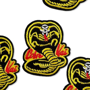Karate Kid Cobra Kai Embroidered Iron On Sew On Patch