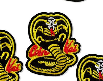 Cobra Kai Officially Licensed Flexfit Cap - Yellow, Small/Medium