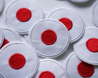 Vintage Style Japan Kamikaze Navy Jack Flag Iron-On Patch – Embroidered WWII Replica For Jackets & Bags