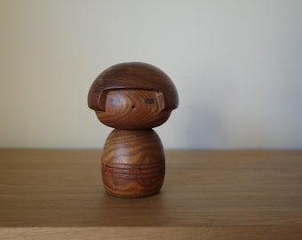 Exclusive Rare Japanese Creative Kokeshi Doll By by Yamanaka Sanpei (1926–2012) 13cm | 5.1 inches
