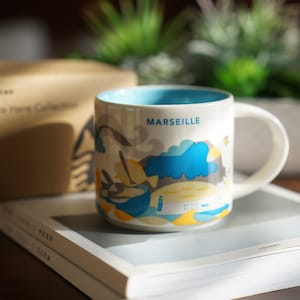 Starbucks YAH Series Marseille Ceramic Mug, 14 Oz, Brand new with Box