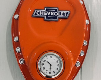 Chevy Timing Cover Wall Clock