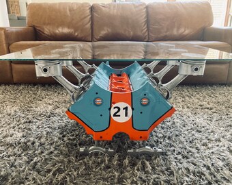 Engine Block Table Etsy