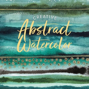 Creative Abstract Watercolor Book - Signed Copy