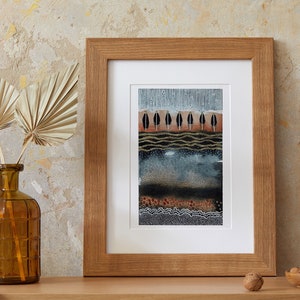 A4 Giclée print - Precious Stripes Watercolour