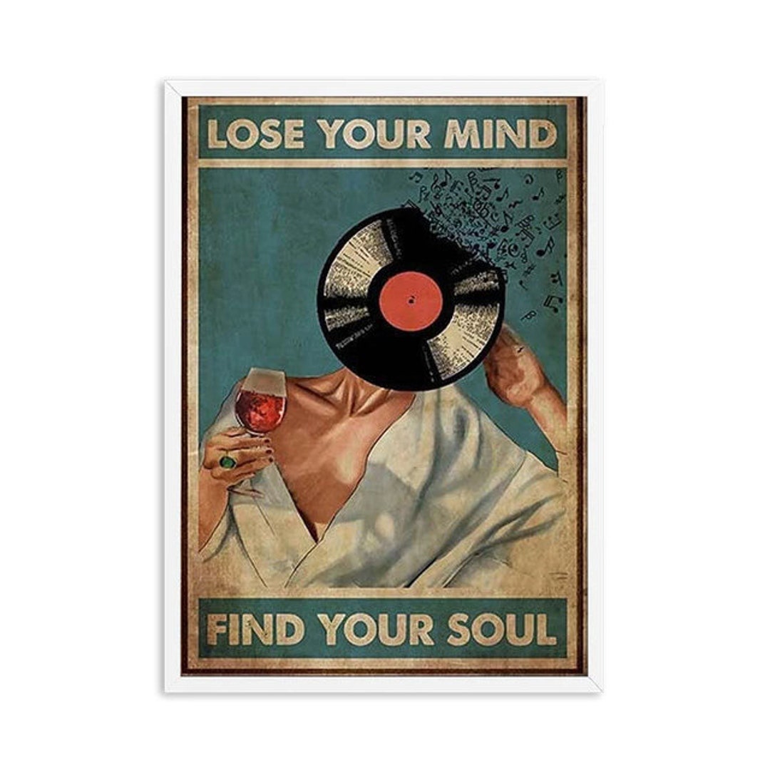 Lose Your Mind Find Your Sole Canvas Poster Mental Health - Etsy