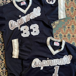 Pair of vintage Aspinwall USA made baseball jerseys | size 38 | Wilson