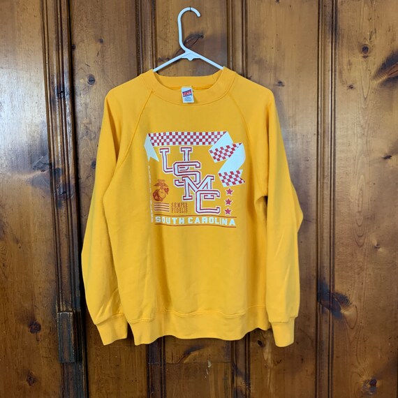 USMC Athletic Marines Crewneck Sweatshirt in Sand