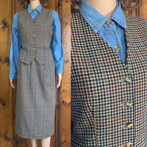 USA made Pendleton houndstooth suit