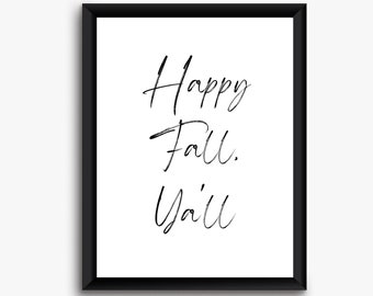 Autumn Print, Modern Fall Printable, Fall Favorites, Fall Wall Art, Autumn Printable, Thanksgiving Decor, Fall Printable Art, Fall Quote