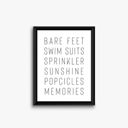 Summer Print Modern Summer Printable Summer Wall Art Beach - Etsy