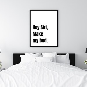 Funny Bedroom Printable,teen Room Prints,dorm Room Wall Decor, Siri ...