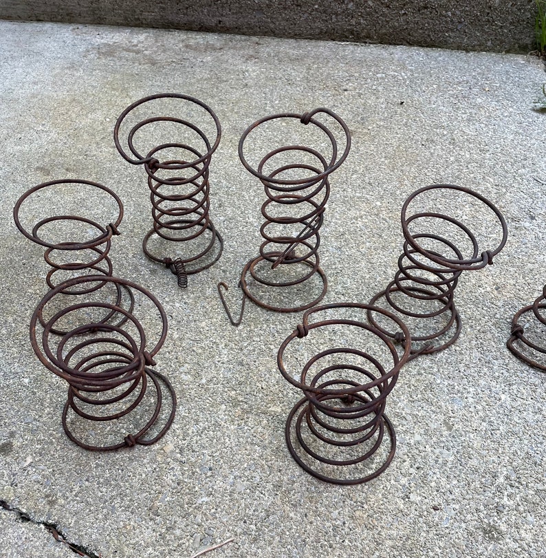 Rusty Upholstery Coil Springs Etsy