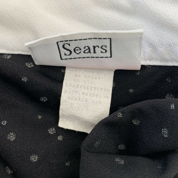 Vintage Dress Sears The Shirtdress Polka Dot Belt… - image 6