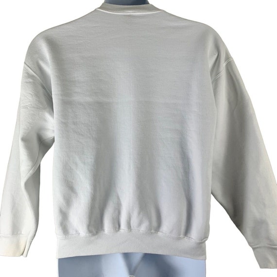 VTG Sweatshirt Las Vegas White Silver Sparkle Sno… - image 3