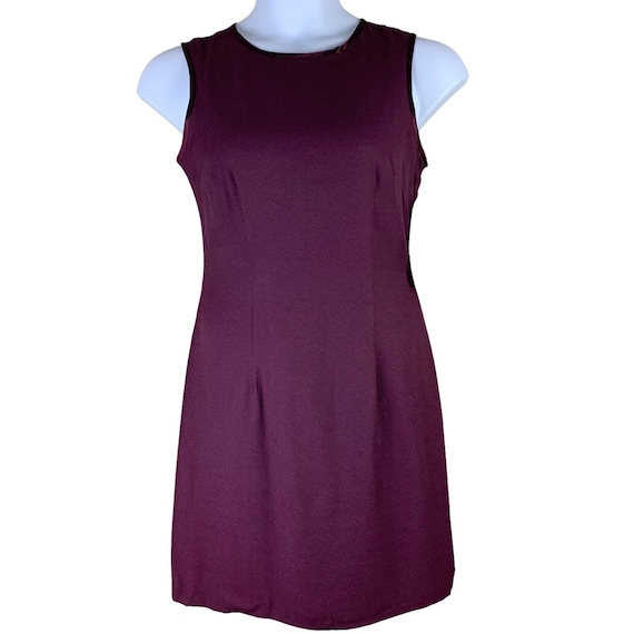 Vintage Dress CDC 8 Sheath Purple Red Sleeveless … - image 1
