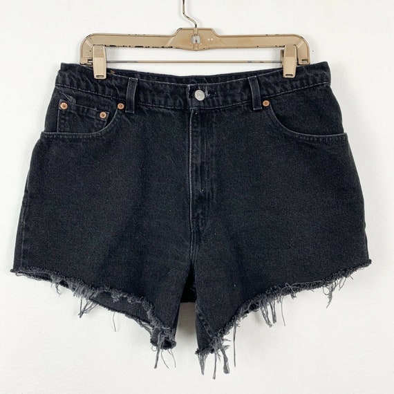 Vintage 90s Shorts Levis Cut Off Jean Shorts Size