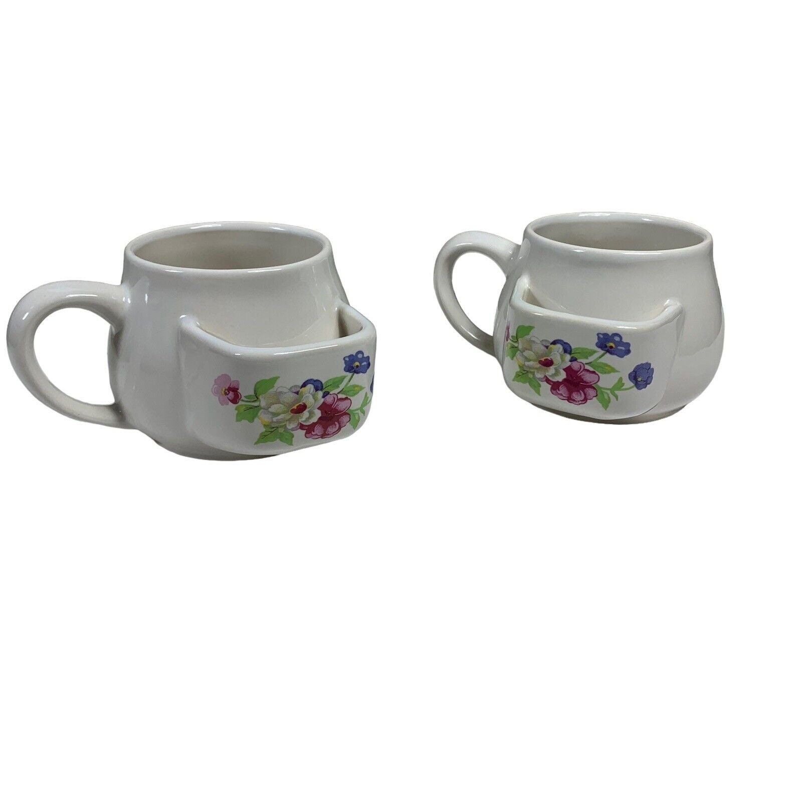 White Ceramic Mug and Tea Bag Holder Gift Set -  Israel