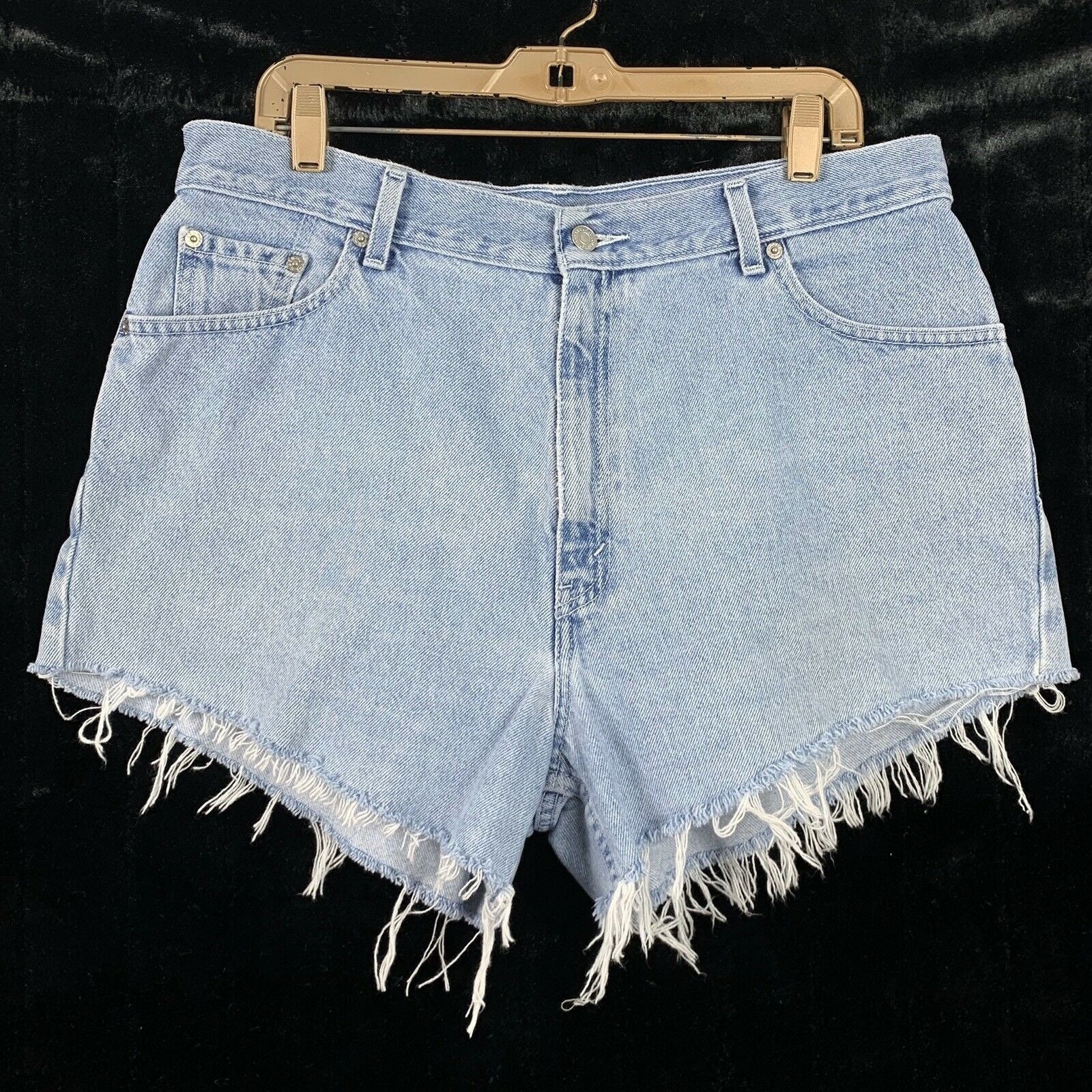 Vintage Levis Jean Shorts 16 Cut Offs 